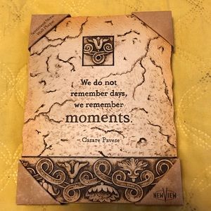 “We do not remember days, we remember memories”